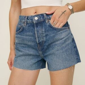 NWT Reformation Blue Jean Shorts